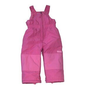 Childrens Place Toddler Girls Pink Insulated Snow Bib Overalls Size 24M